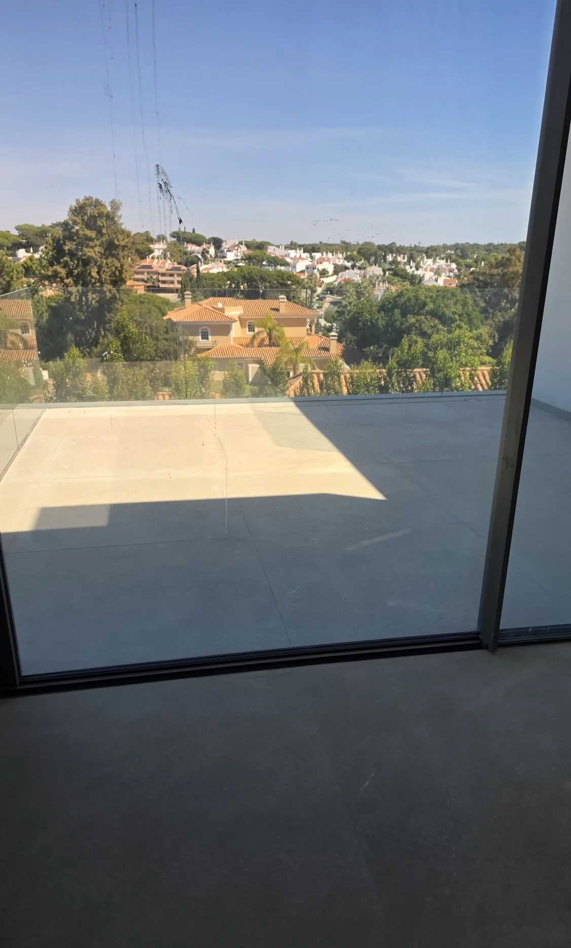 Terrasse de l'étage avec vue